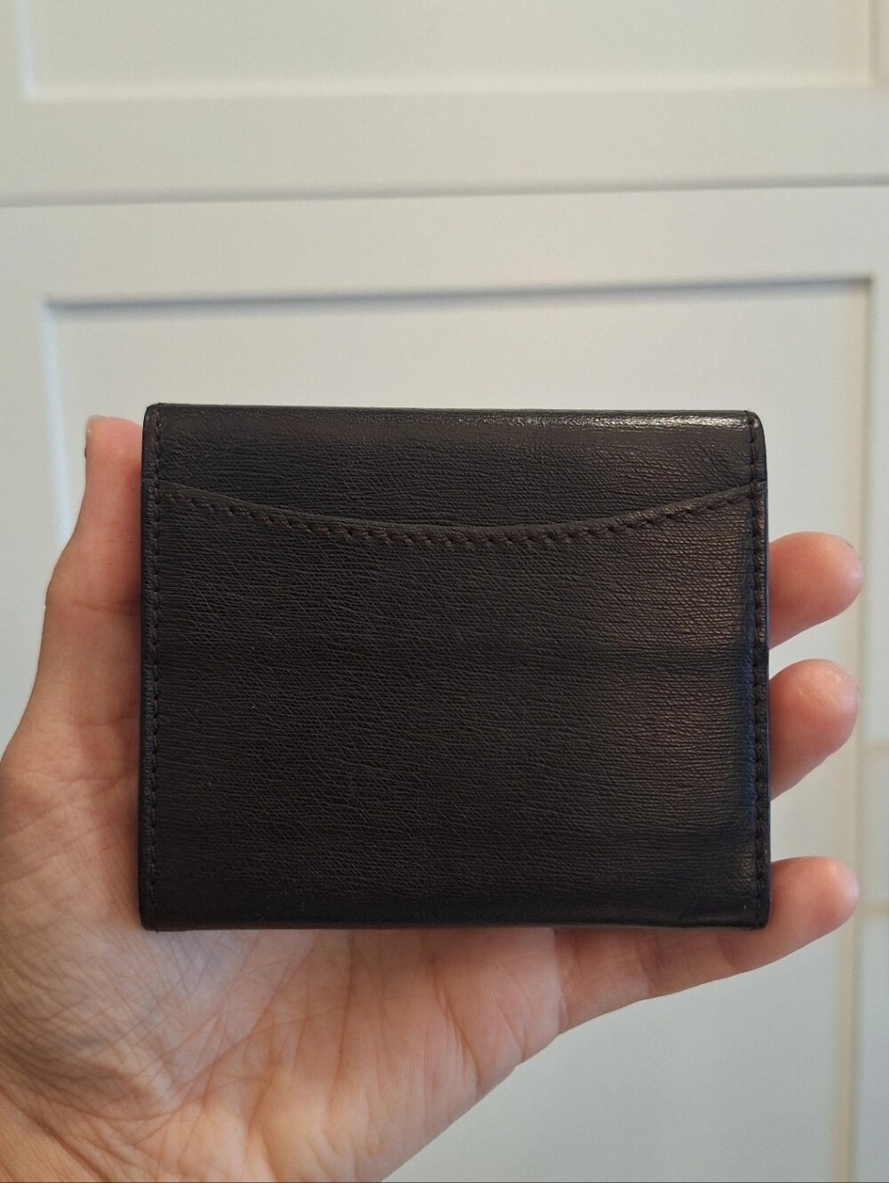 Dunhill Black Leather Coin Purse w/ Branded Box EUC - Picture 8 of 8